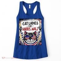 Harris Waltz 2024 Cat Ladies For Harris And Walz 2024 Premium Women's Tank Top thumb 0