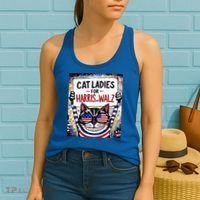 Harris Waltz 2024 Cat Ladies For Harris And Walz 2024 Premium Women's Tank Top thumb 2