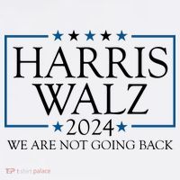 Harris Walz 2024 We Are Not Going Back Election Women's Hoodie thumb 2