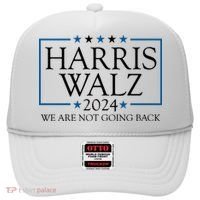 Harris Walz 2024 We Are Not Going Back Election Hat thumb 0