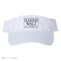 Harris Walz 2024 We Are Not Going Back Election Visor thumb 0