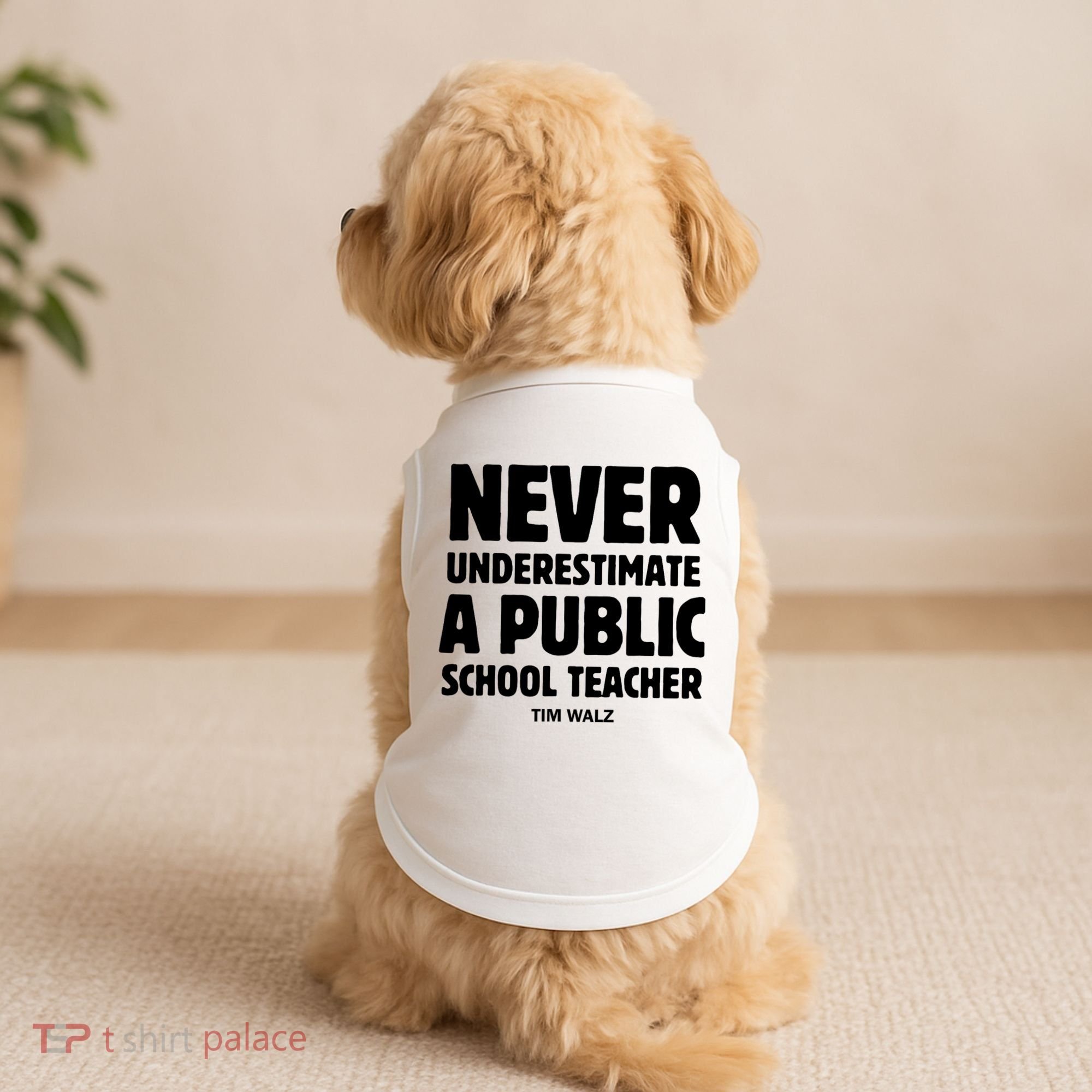 Harris Walz 2024 Never Underestimate A Public School Teacher Doggie Tank