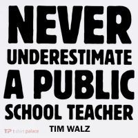 Harris Walz 2024 Never Underestimate A Public School Teacher Women's Tank Top thumb 5