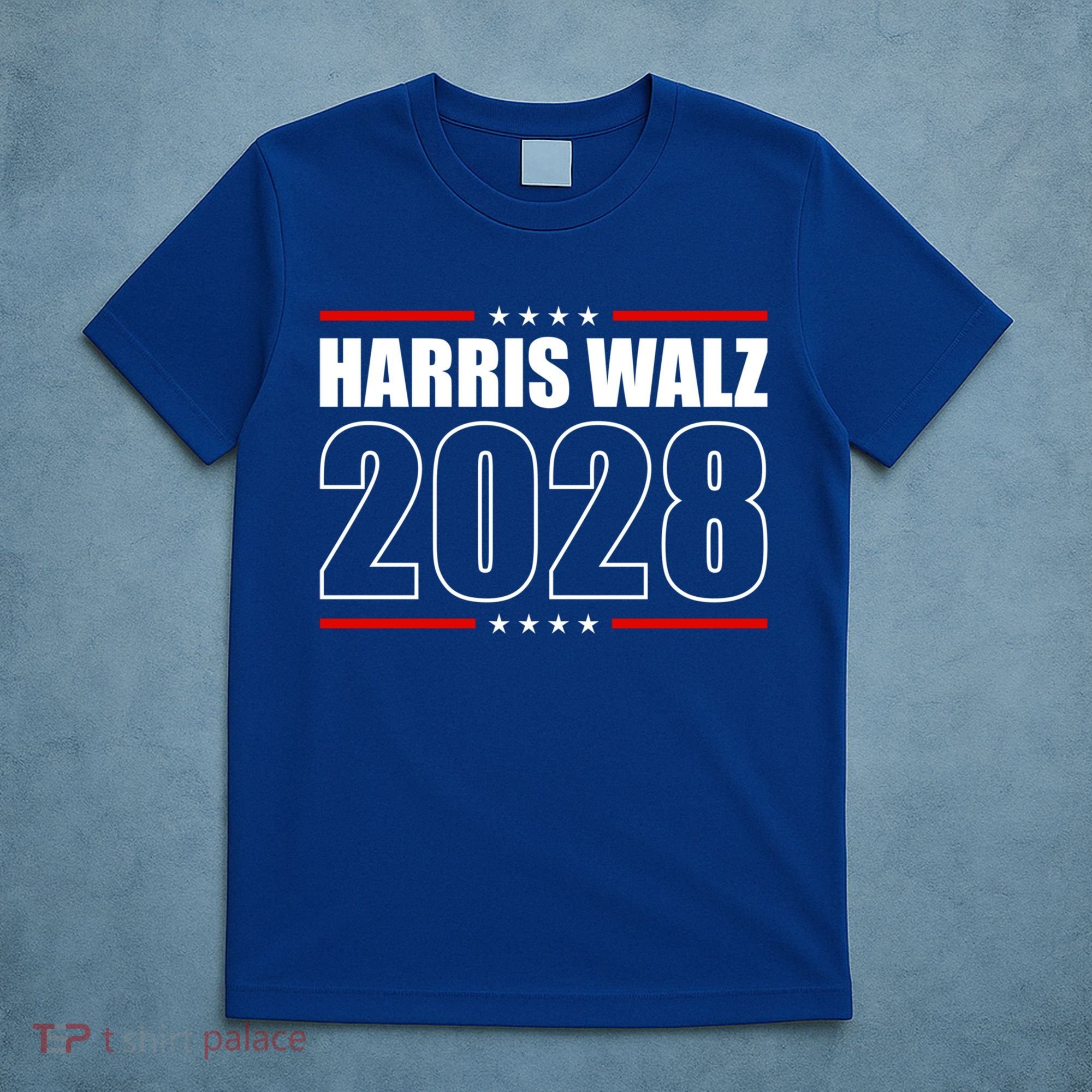 Harris Waltz 2028 Kamala Harris 2028 Tim Waltz For President Cool Gift T-Shirt