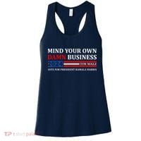 Harris Walz 2024 Mind Your Own Damn Business Women's Tank Top thumb 0