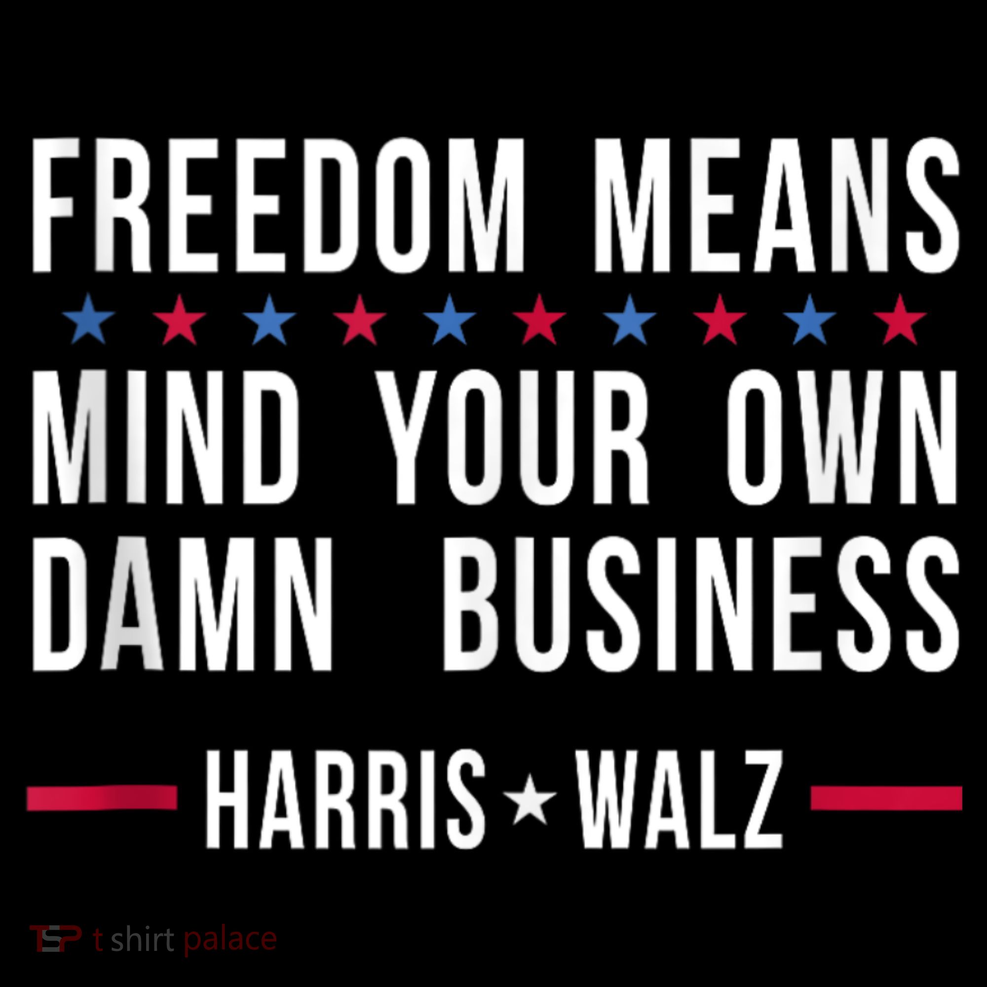 Harris Walz 2024 Mind Your Own Damn Business Apron
