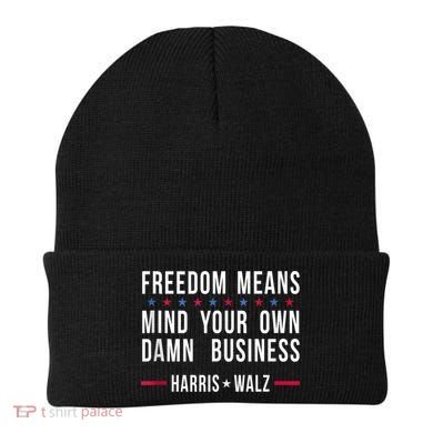 Harris Walz 2024 Mind Your Own Damn Business Beanie