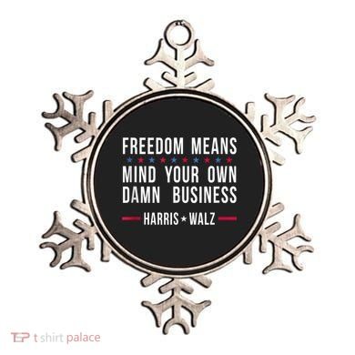 Harris Walz 2024 Mind Your Own Damn Business Ornament