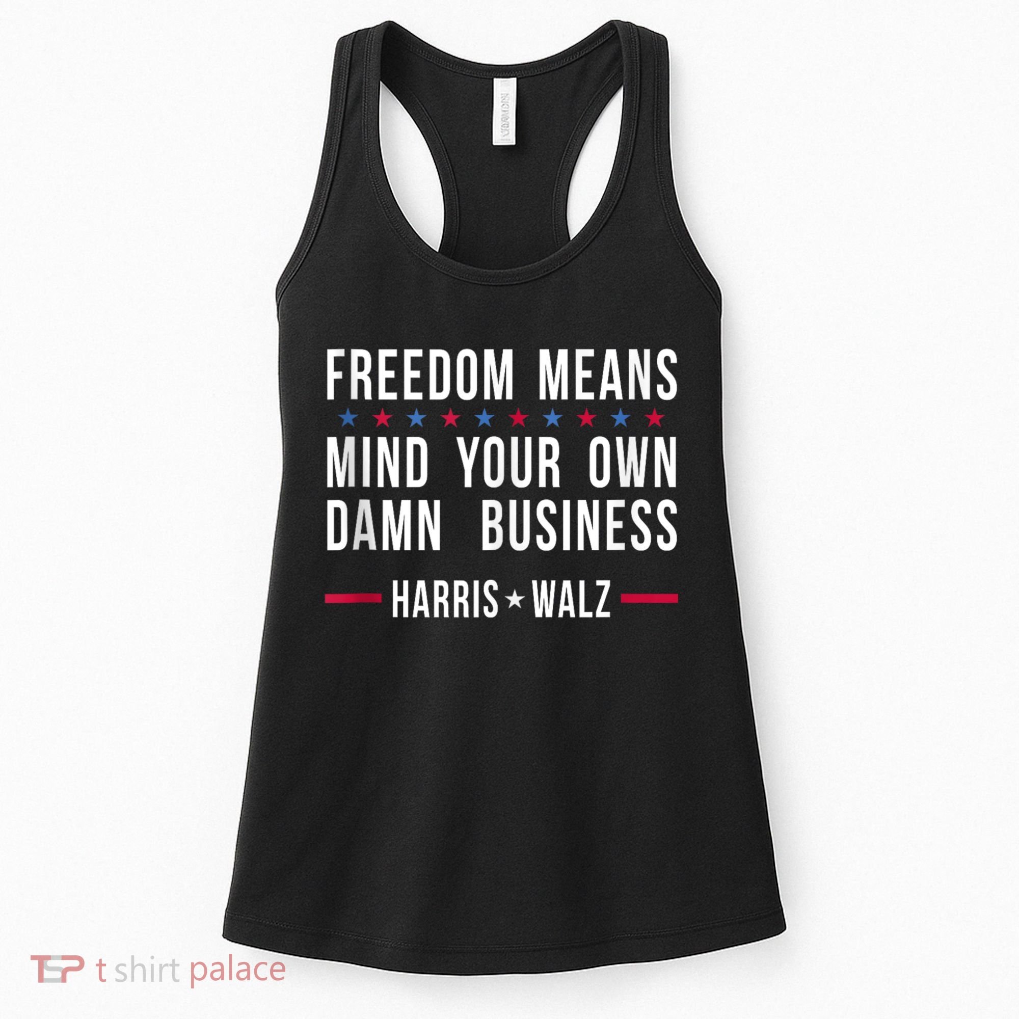 Harris Walz 2024 Mind Your Own Damn Business Women's Tank Top