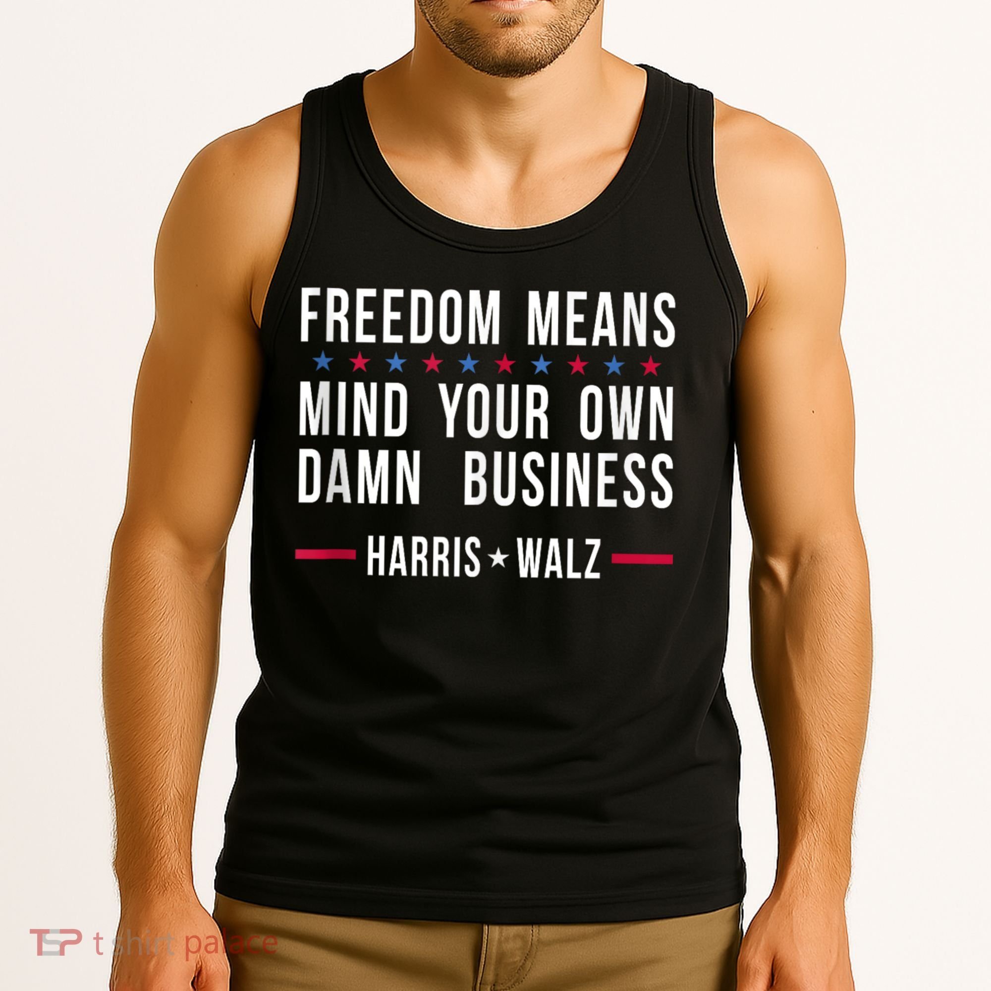 Harris Walz 2024 Mind Your Own Damn Business Tank Top