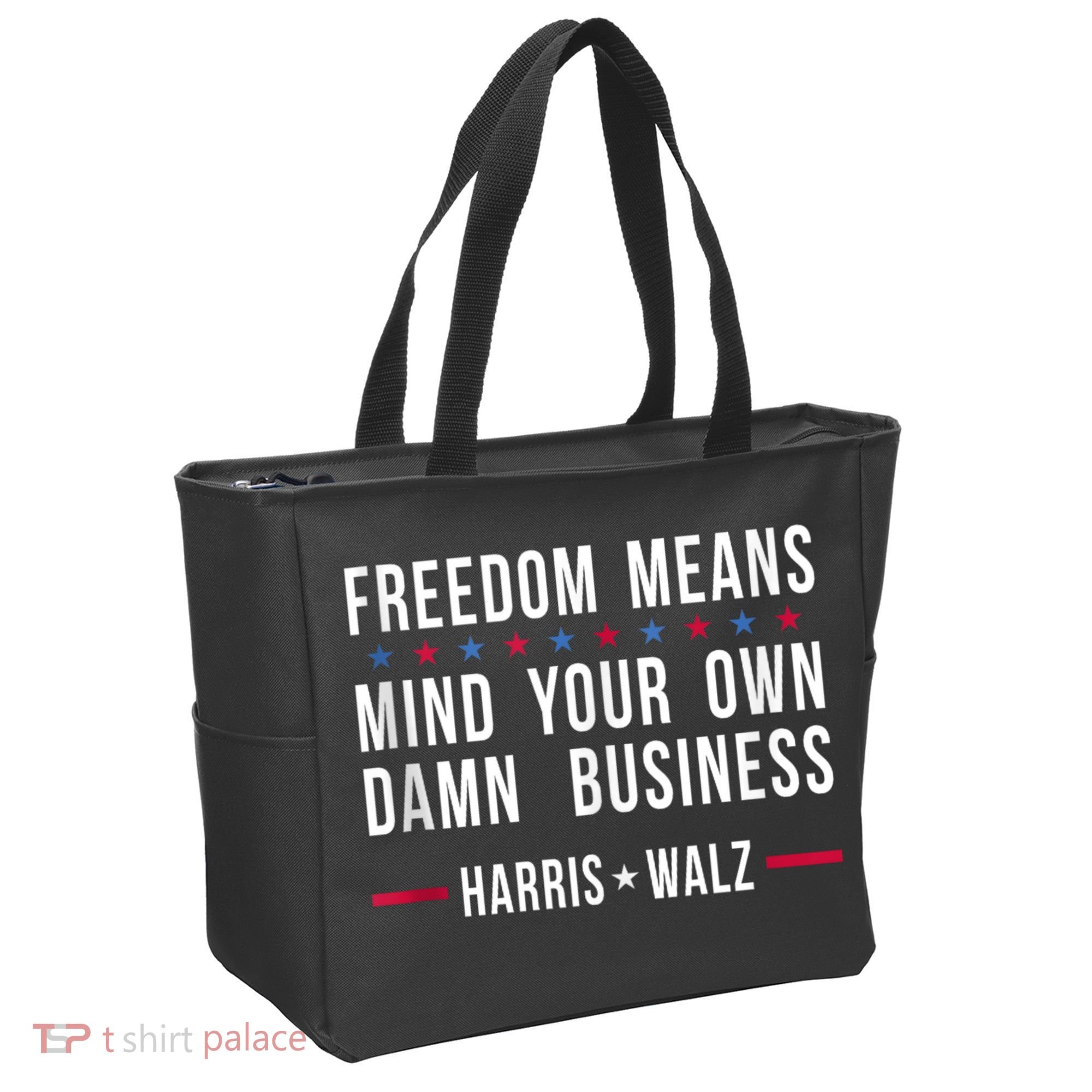 Harris Walz 2024 Mind Your Own Damn Business Tote Bag