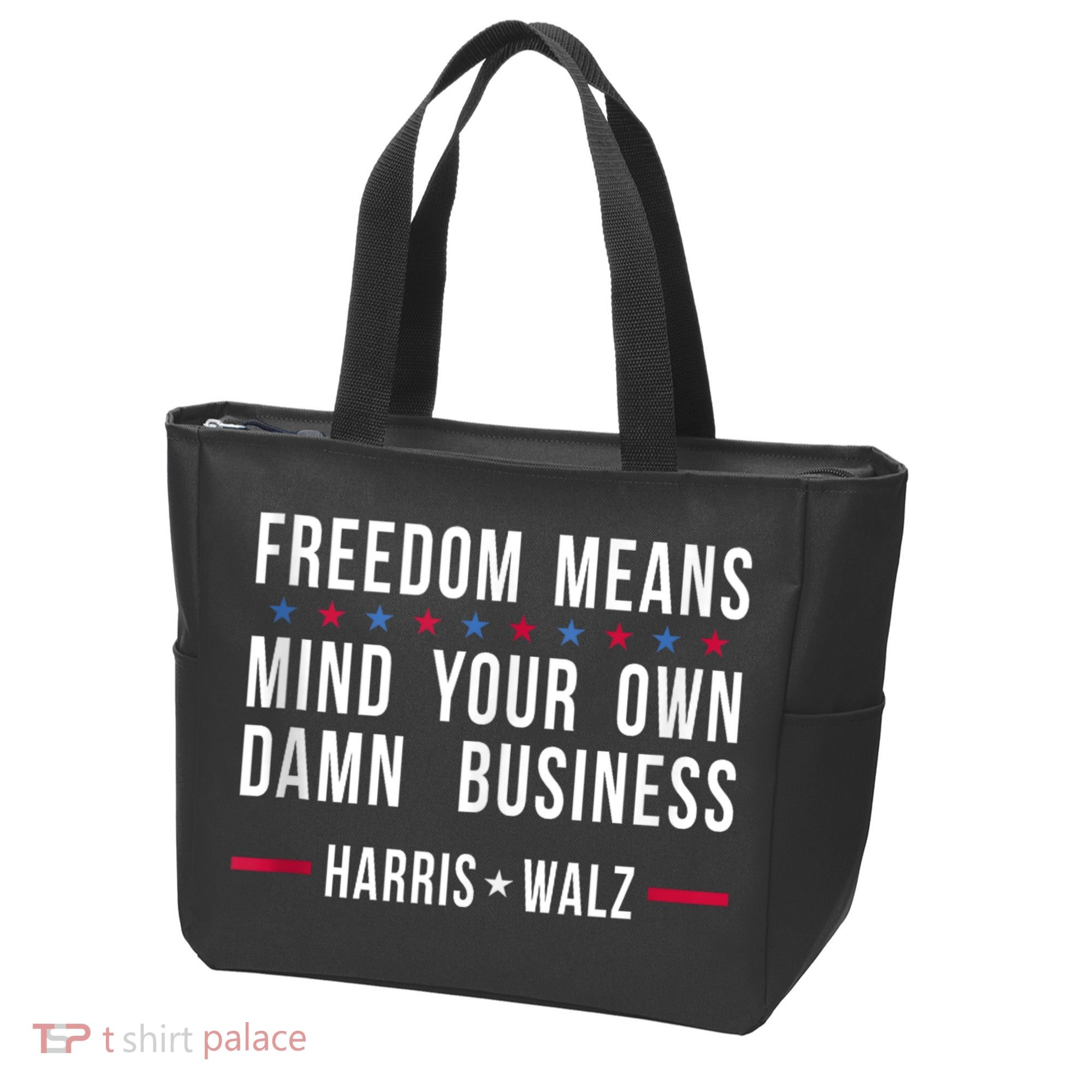 Harris Walz 2024 Mind Your Own Damn Business Tote Bag