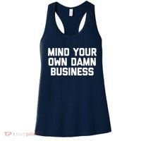 Harris Walz 2024 Mind Your Own Damn Business Women's Tank Top thumb 0