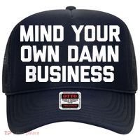 Harris Walz 2024 Mind Your Own Damn Business Hat thumb 0