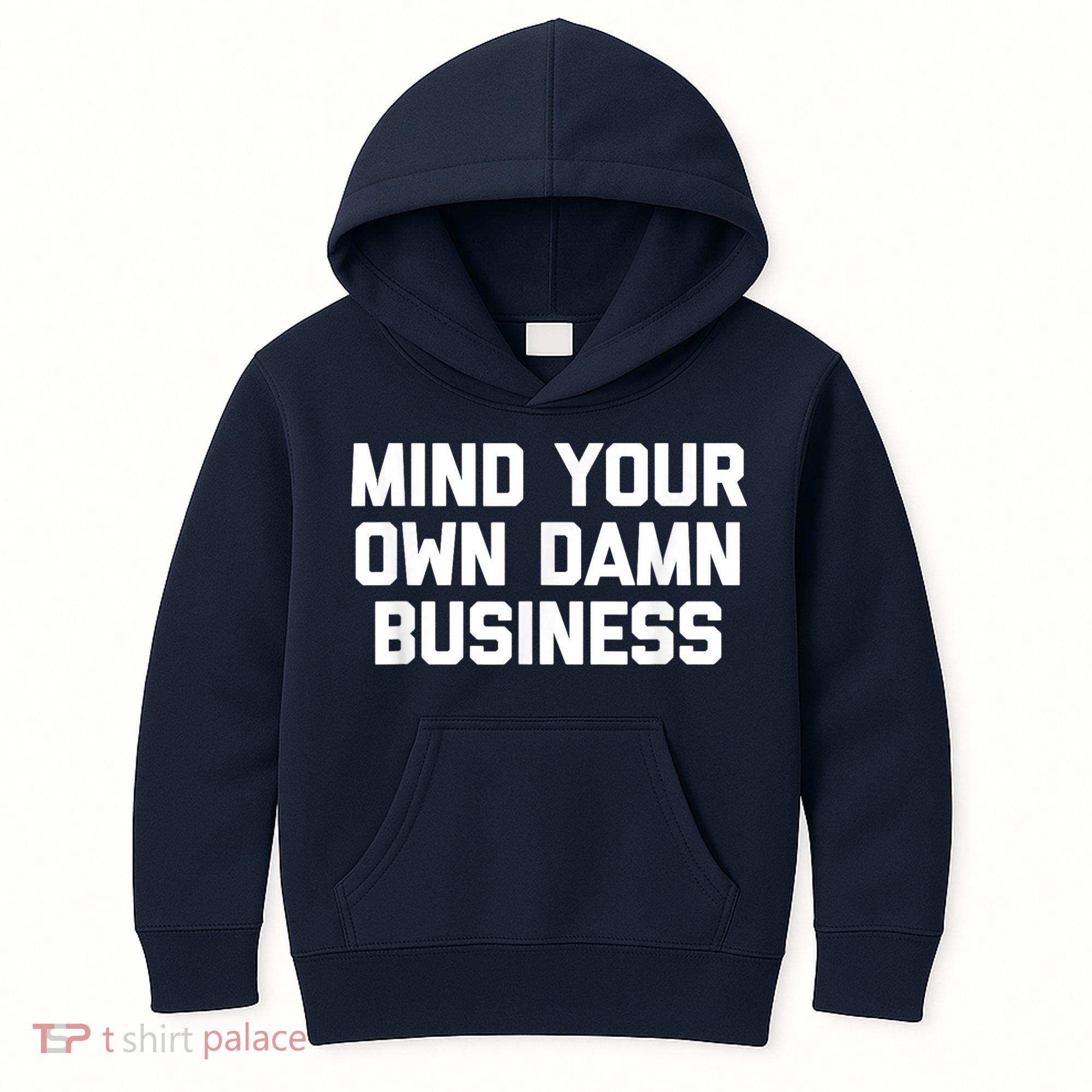 Harris Walz 2024 Mind Your Own Damn Business Kids Hoodie