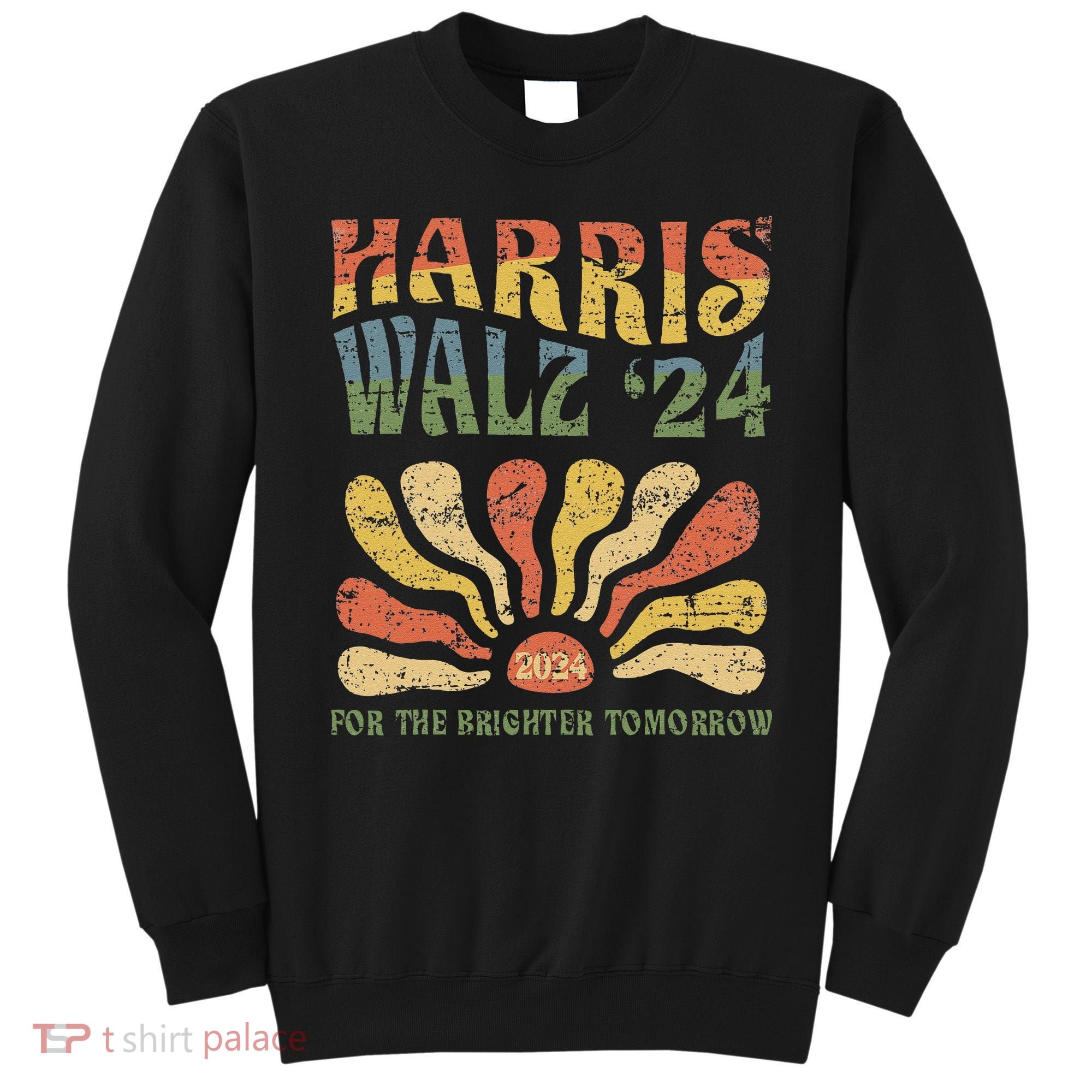 Harris Walz 2024 For President Patriotic Kamala Waltz 2024 Sweatshirt