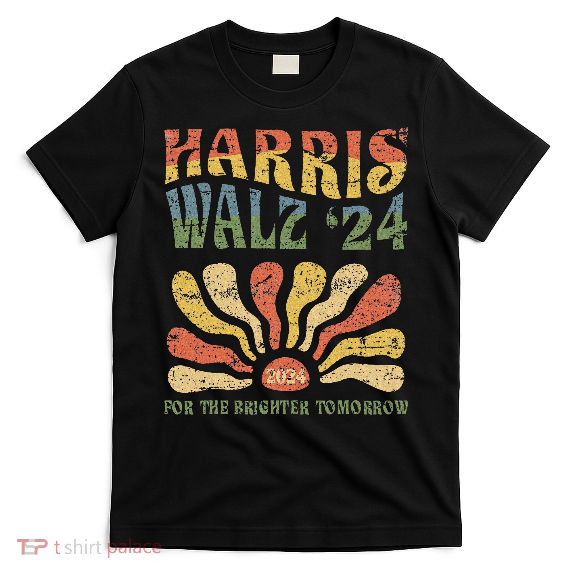 Harris Walz 2024 For President Patriotic Kamala Waltz 2024 T-Shirt