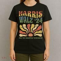 Harris Walz 2024 For President Patriotic Kamala Waltz 2024 T-Shirt thumb 4