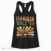 Harris Walz 2024 For President Patriotic Kamala Waltz 2024 Women's Tank Top thumb 0