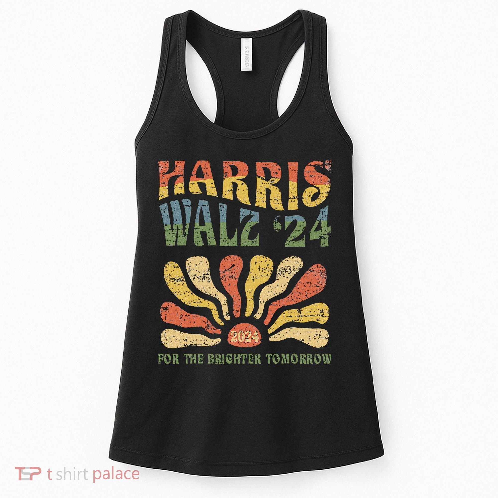 Harris Walz 2024 For President Patriotic Kamala Waltz 2024 Women's Tank Top