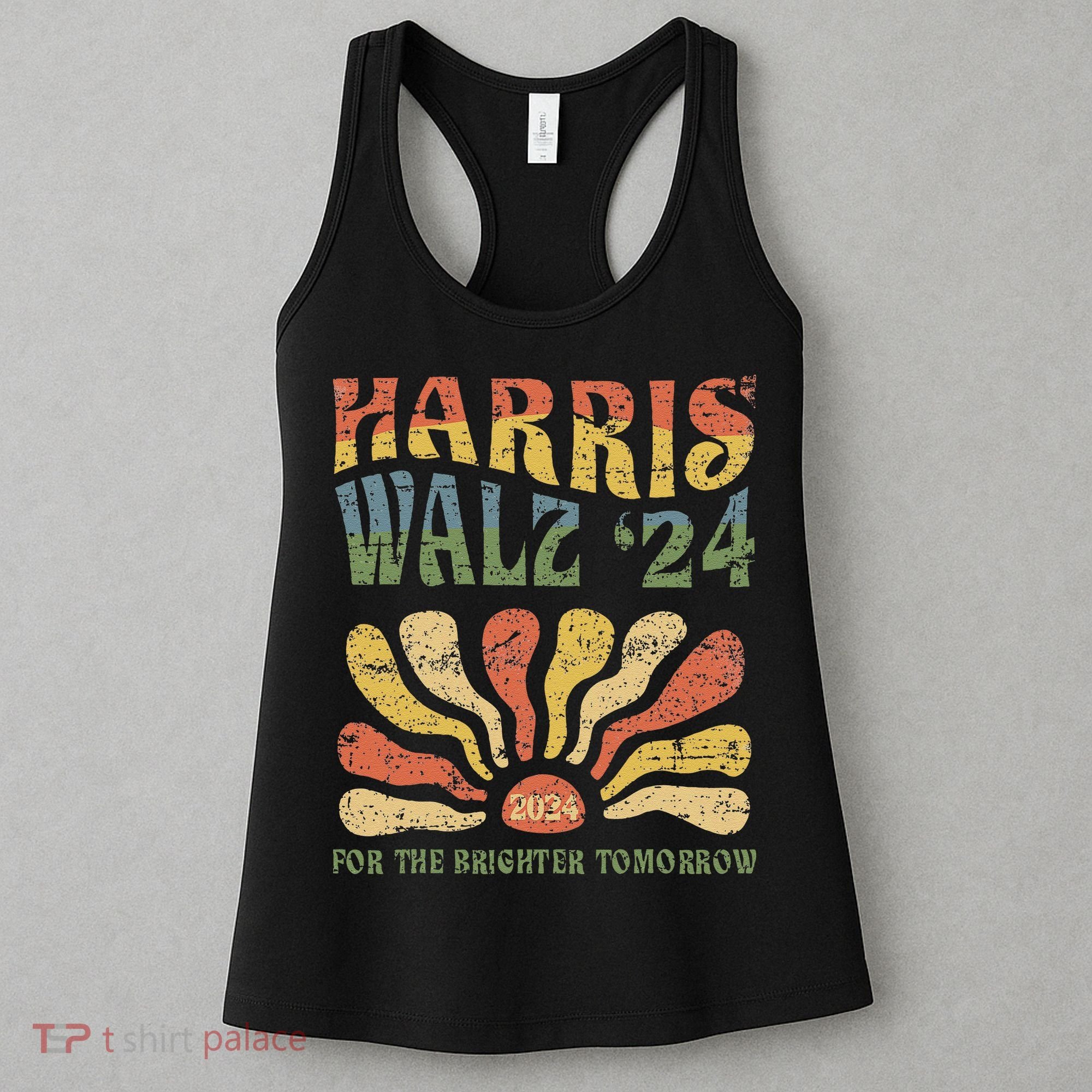 Harris Walz 2024 For President Patriotic Kamala Waltz 2024 Women's Tank Top