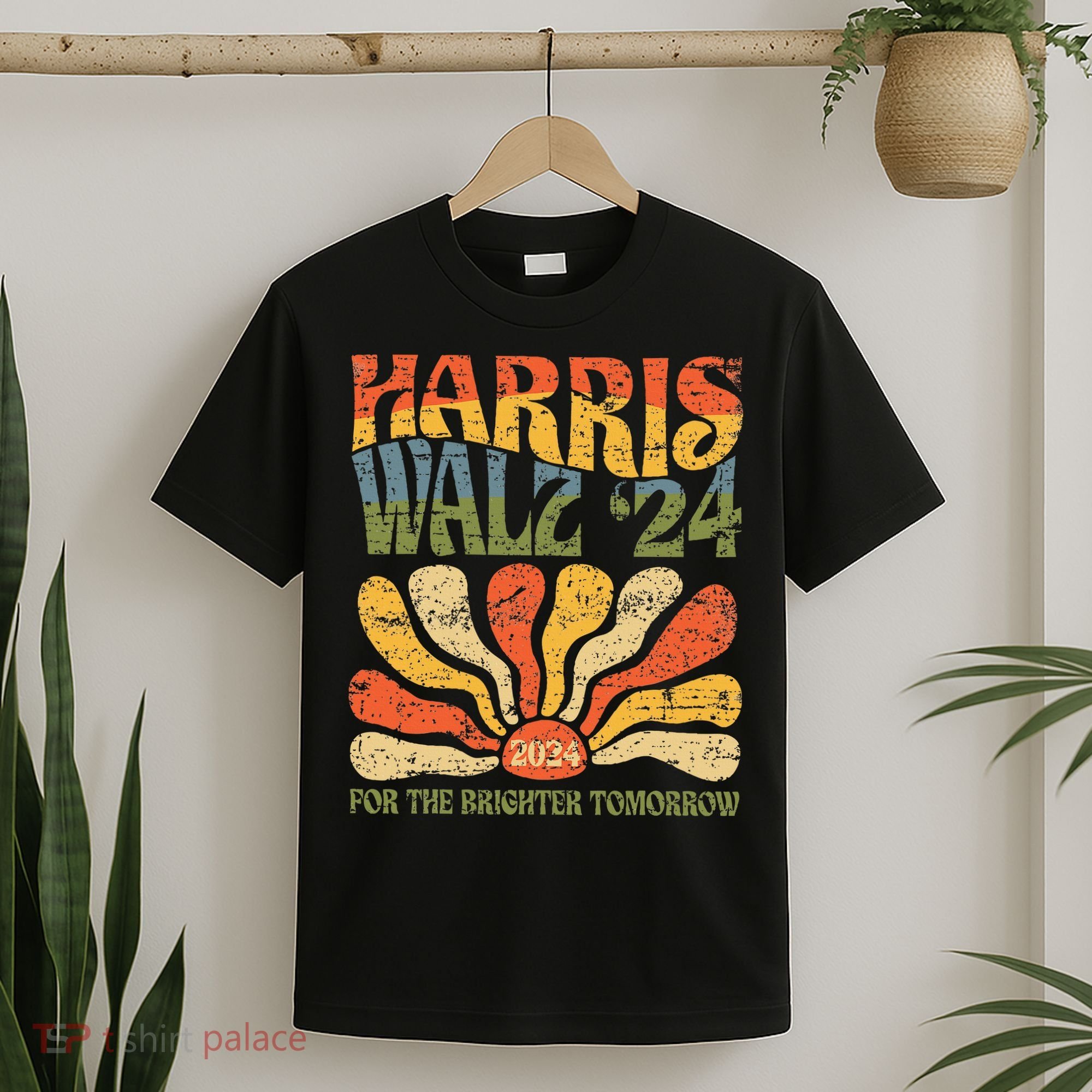 Harris Walz 2024 For President Patriotic Kamala Waltz 2024 T-Shirt