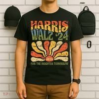 Harris Walz 2024 For President Patriotic Kamala Waltz 2024 T-Shirt thumb 6