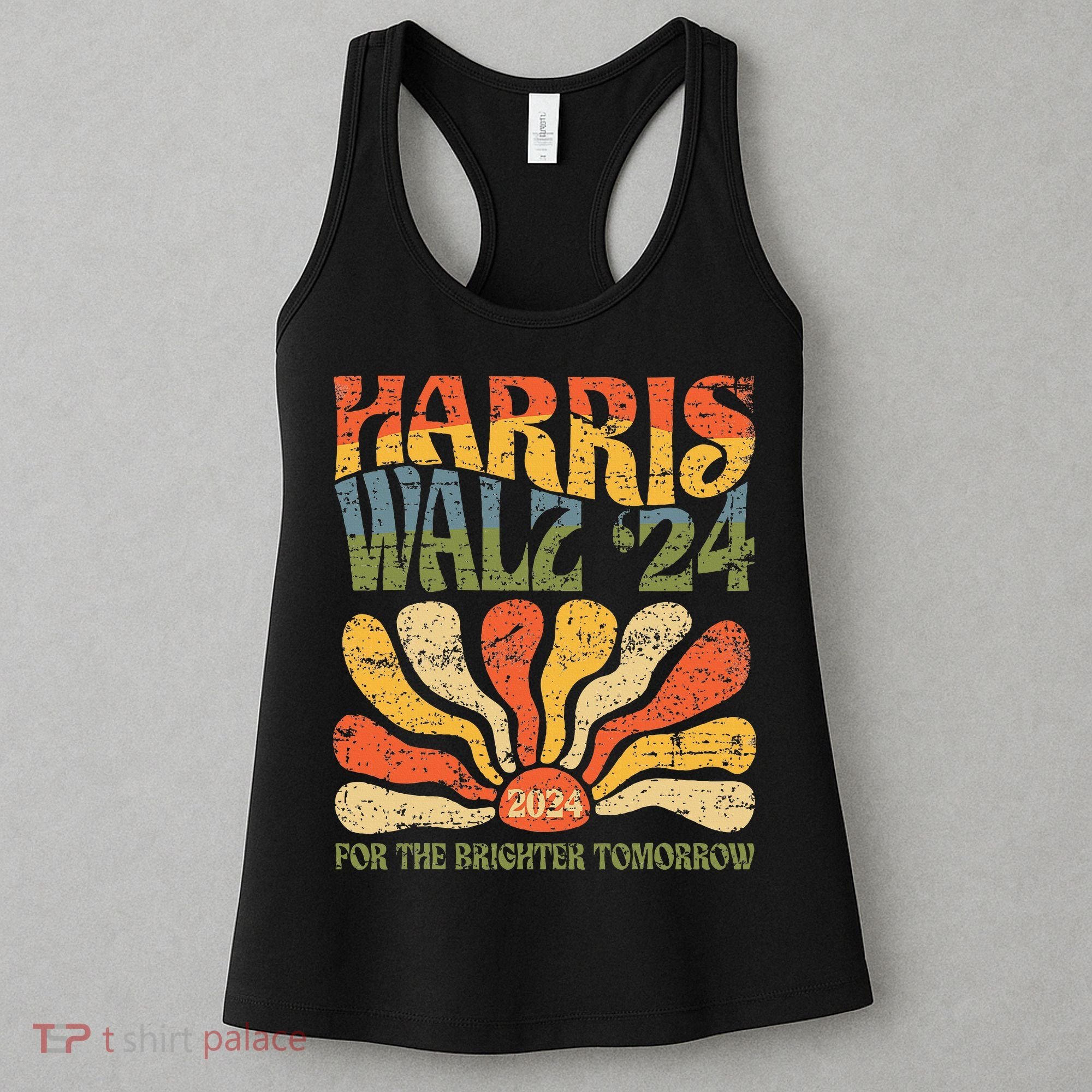 Harris Walz 2024 For President Patriotic Kamala Waltz 2024 Women's Tank Top