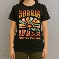 Harris Walz 2024 Election President Kamala Harris Tim Waltz T-Shirt thumb 4