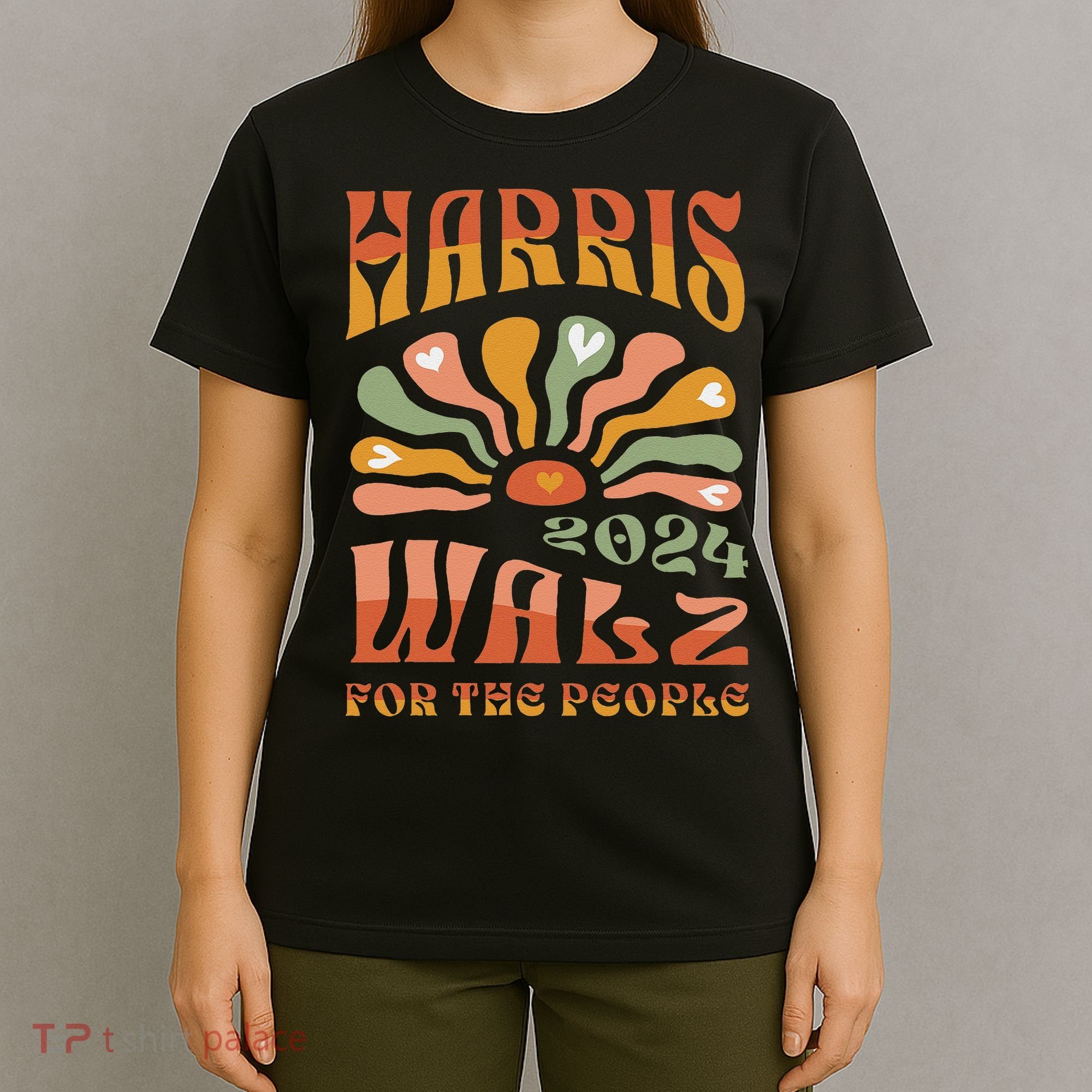 Harris Walz 2024 Election President Kamala Harris Tim Waltz T-Shirt