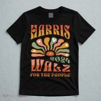 Harris Walz 2024 Election President Kamala Harris Tim Waltz T-Shirt thumb 5