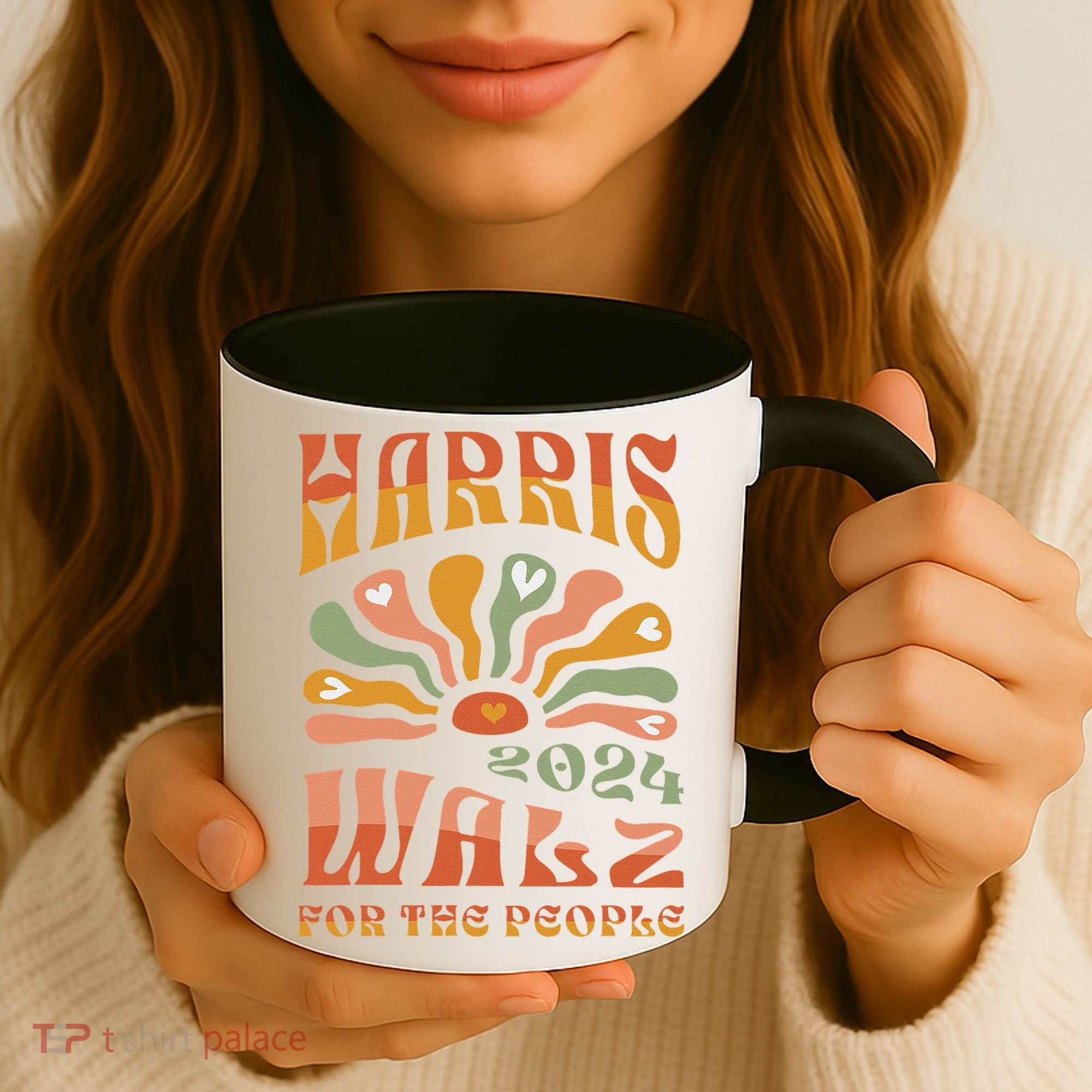 Harris Walz 2024 Election President Kamala Harris Tim Waltz Coffee Mug
