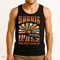 Harris Walz 2024 Election President Kamala Harris Tim Waltz Tank Top thumb 3