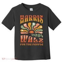 Harris Walz 2024 Election President Kamala Harris Tim Waltz Toddler T-Shirt thumb 0