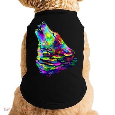 Howling Wolf Abstract Doggie Tank