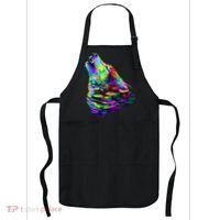Howling Wolf Abstract Apron thumb 0