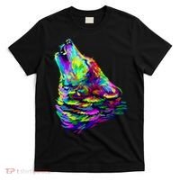Howling Wolf Abstract T-Shirt thumb 0