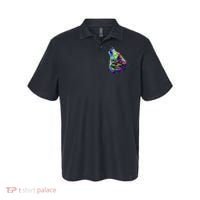 Howling Wolf Abstract Polo thumb 0