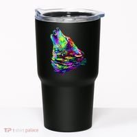 Howling Wolf Abstract Tumbler thumb 0