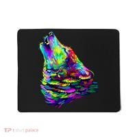 Howling Wolf Abstract Mousepad thumb 0