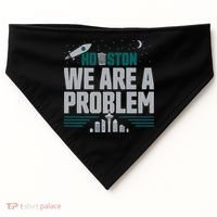Houston We Are A Problem Baseball Seattle Sports Fan Gear USA-Made Doggie Bandana thumb 0