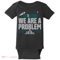 Houston We Are A Problem Baseball Seattle Sports Fan Gear Baby Bodysuit thumb 0