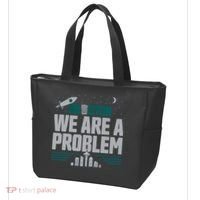 Houston We Are A Problem Baseball Seattle Sports Fan Gear Tote Bag thumb 3