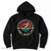 Hunting Woodcock Bird Retro Funny Phone Calls Hunter Hoodie thumb 0