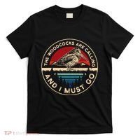 Hunting Woodcock Bird Retro Funny Phone Calls Hunter T-Shirt thumb 0