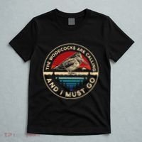 Hunting Woodcock Bird Retro Funny Phone Calls Hunter T-Shirt thumb 5