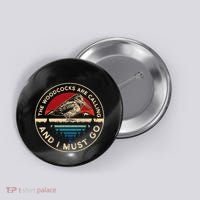 Hunting Woodcock Bird Retro Funny Phone Calls Hunter Button thumb 0