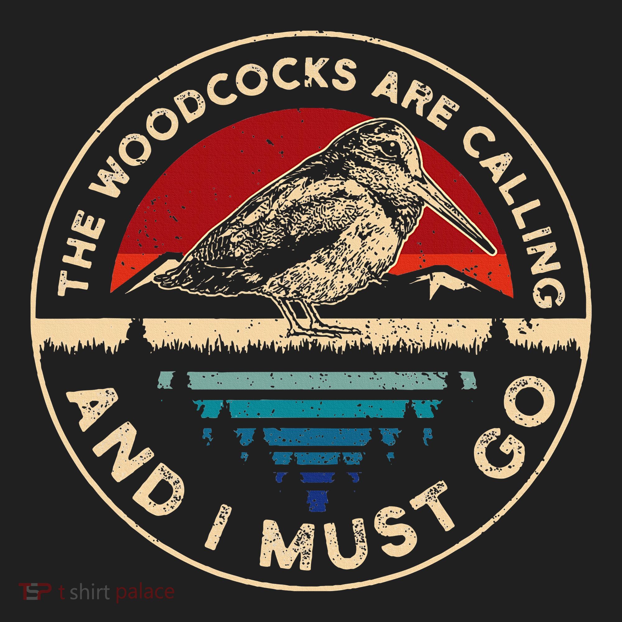 Hunting Woodcock Bird Retro Funny Phone Calls Hunter Beanie