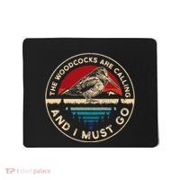 Hunting Woodcock Bird Retro Funny Phone Calls Hunter Mousepad thumb 0