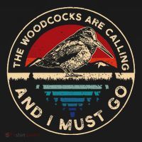 Hunting Woodcock Bird Retro Funny Phone Calls Hunter Ornament thumb 1